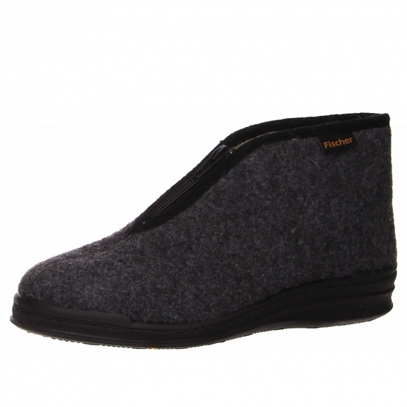 Fischer Markenschuhe Hausschuhe in grau