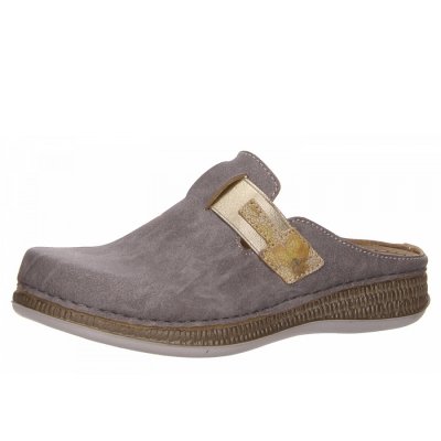 Fischer Markenschuhe Clogs in grau Fischer Markenschuhe Clogs in grau