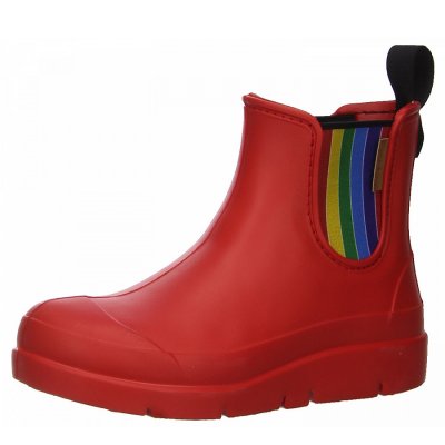 Fischer Markenschuhe Gummistiefel in rot