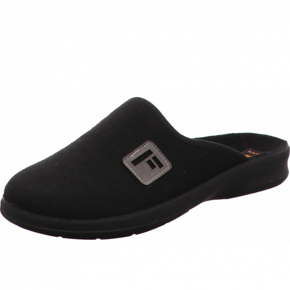 Fischer Markenschuhe Hausschuhe in schwarz