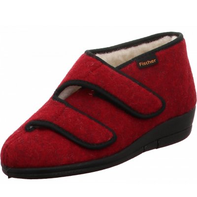 Fischer Markenschuhe Hausschuhe in rot Fischer Markenschuhe Hausschuhe in rot