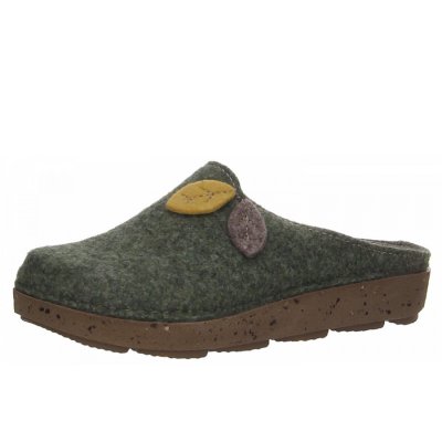 Fischer Markenschuhe Hauschuhe in grün Fischer Markenschuhe Hauschuhe in grün