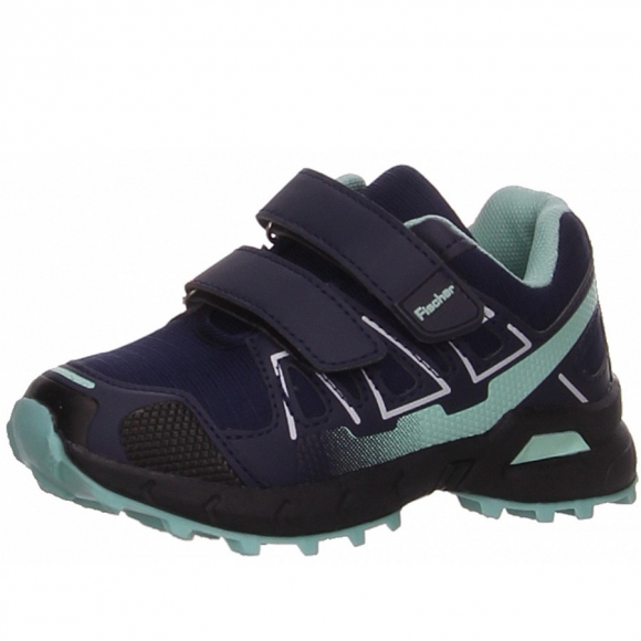 Fischer Markenschuhe Halbschuhe in blau kombi.
