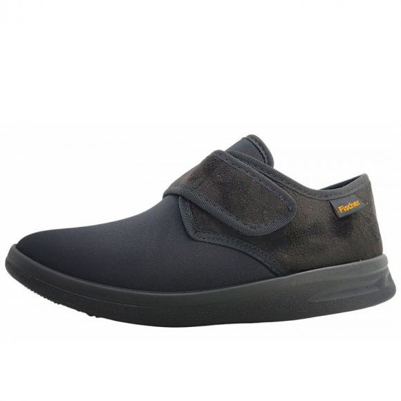 Fischer Markenschuhe Ortho Hausschuh in schwarz 222