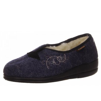 Fischer Markenschuhe Hausschuhe in blau