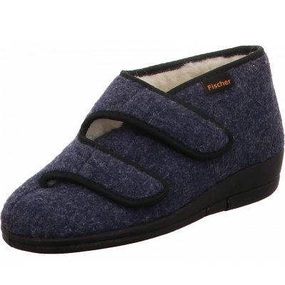 Fischer Markenschuhe Hausschuhe in blau