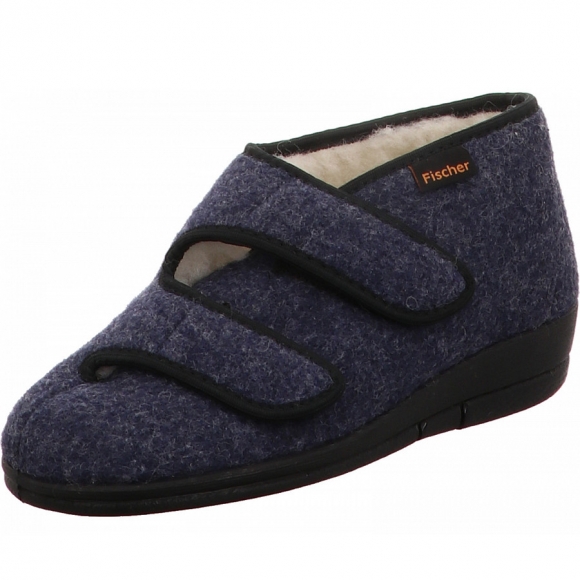Fischer Markenschuhe Hausschuhe in blau
