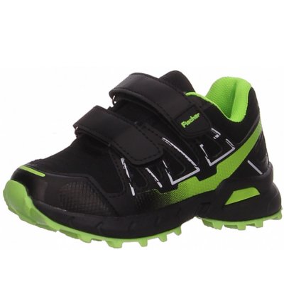 Fischer Markenschuhe Halbschuhe in schwarz kombi.