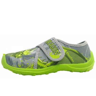 Fischer Markenschuhe Boogy Klettschuh in graugrün 664 Fischer Markenschuhe Boogy Klettschuh in graugrün 664
