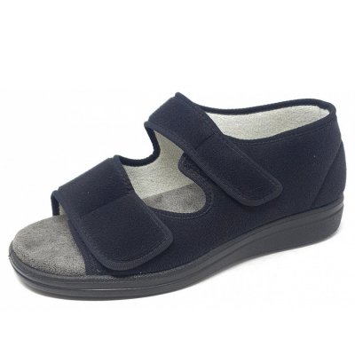 Fischer Markenschuhe Diabetiker Sandale Sandale in schwarz