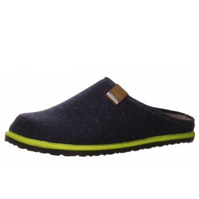 Fischer Markenschuhe Hausschuhe in dunkelblau