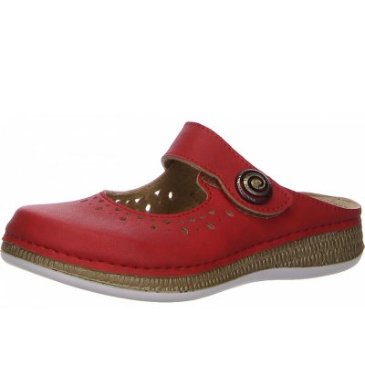 Fischer Markenschuhe Pantolette in rot Fischer Markenschuhe Pantolette in rot
