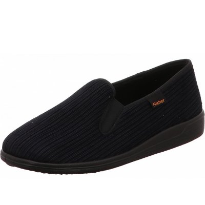 Fischer Markenschuhe Hausschuhe in dunkelblau