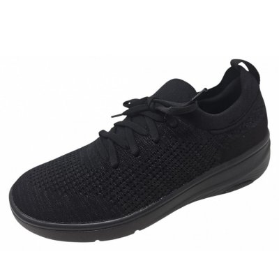 fitflop Super Q Knit Slipon Sneaker in allblack fitflop Super Q Knit Slipon Sneaker in allblack