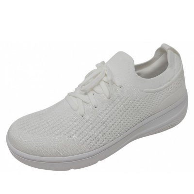 fitflop Super Q Knit Slipon Sneaker in urban white fitflop Super Q Knit Slipon Sneaker in urban white