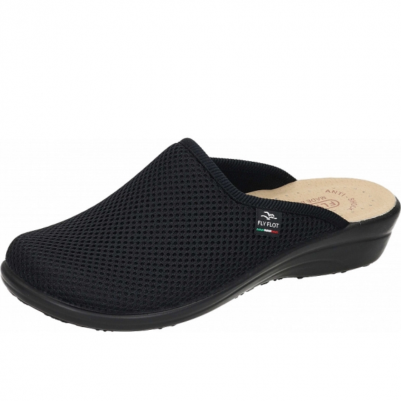FLY FLOT Hauschuhe in schwarz