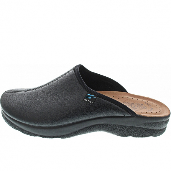 Fly Flot Hausschuh in black