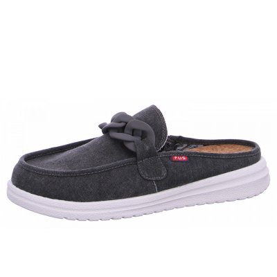 Fusion 2-2-2-0105B-0723 Slipper in canvas black Fusion 2-2-2-0105B-0723 Slipper in canvas black