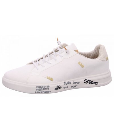 Fusion Leinenschuh in washed canvas white Fusion Leinenschuh in washed canvas white