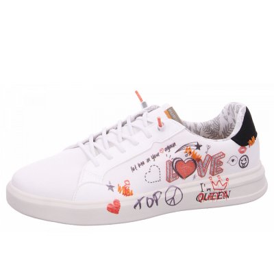 Fusion Leinenschuh in love white Fusion Leinenschuh in love white