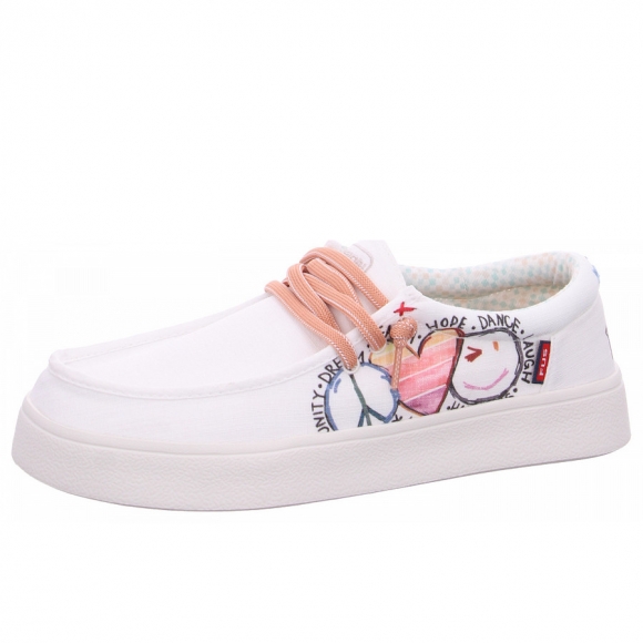 Fusion Slipper in print grafiti white