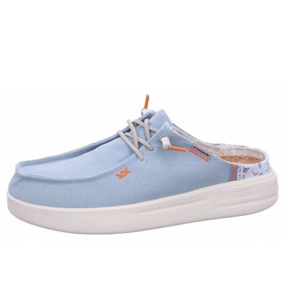 Fusion Slipper in washed canvas jeans Fusion Slipper in washed canvas jeans