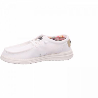 Fusion Slipper in white fine canvas Fusion Slipper in white fine canvas