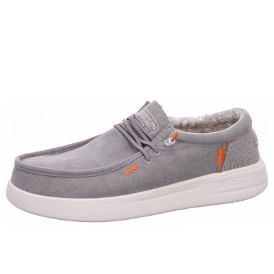 Fusion Leinenschuh in washed canvas lt.grey