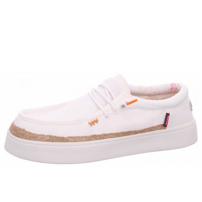 Fusion Slipper in washed canvas white Fusion Slipper in washed canvas white