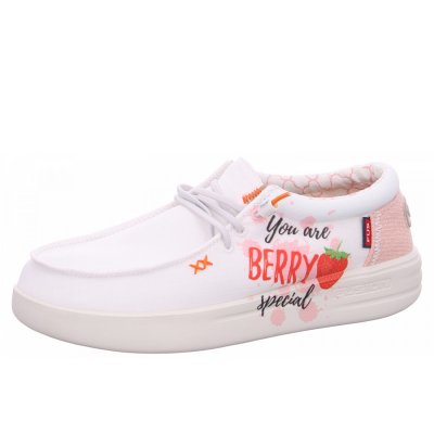 Fusion Leinenschuh in berry special