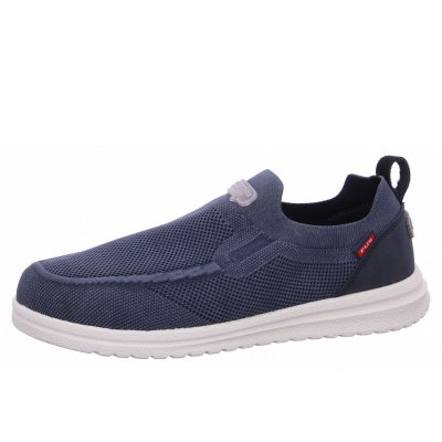 Fusion Slipper in blue washed knit
