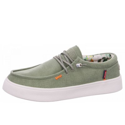 Fusion Slipper in washed canvas sage