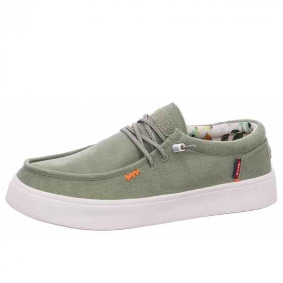 Fusion Slipper in washed canvas sage