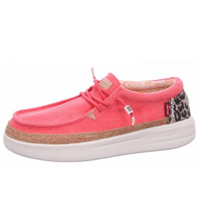 Fusion Leinenschuh in scarlet