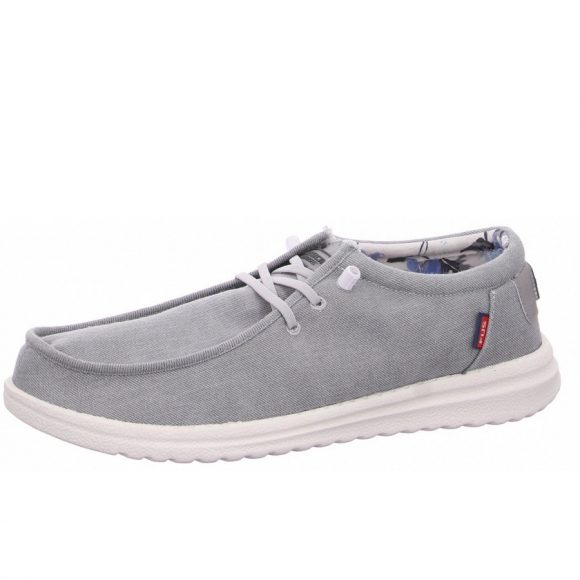 Fusion Slipper in lt.grey washed canvas