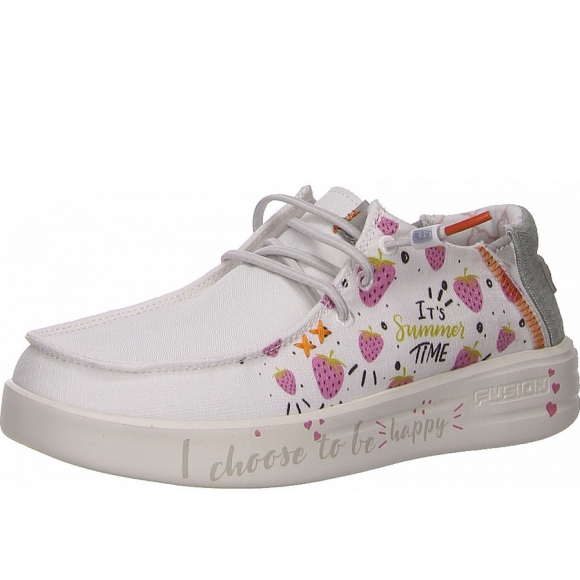 Fusion Sneaker in weiß kombi.
