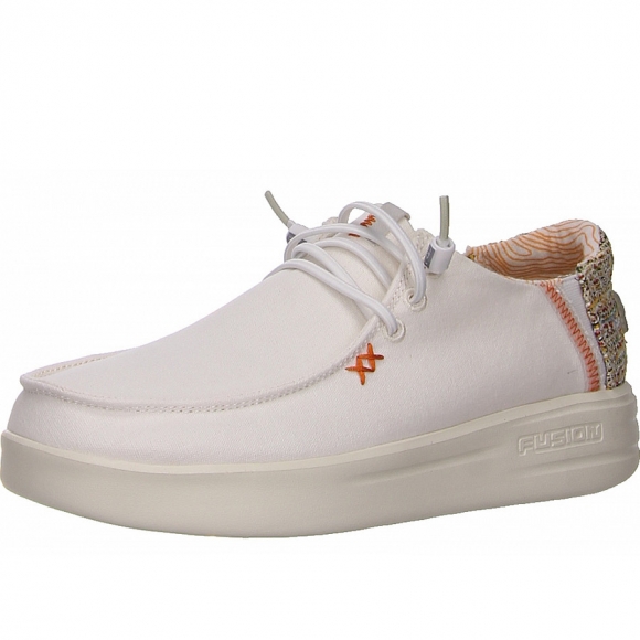 Fusion Sneaker in weiß kombi.