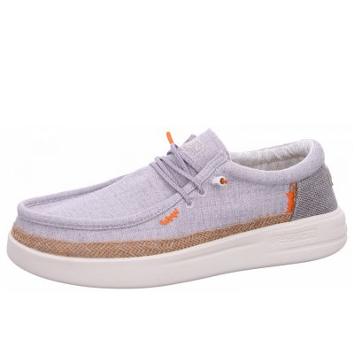 Fusion Leinenschuh in linen lt.blue