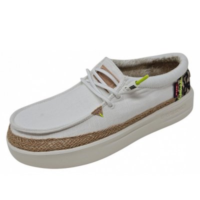 Fusion Schnürschuh in white