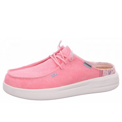 Fusion Slipper in washed canvas baby pink