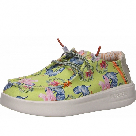 Fusion Sneaker in hellgrün