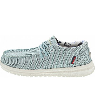 Fusion sportlicher Schnürer in trinity turquoise