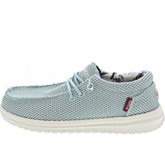 Fusion sportlicher Schnürer in trinity turquoise