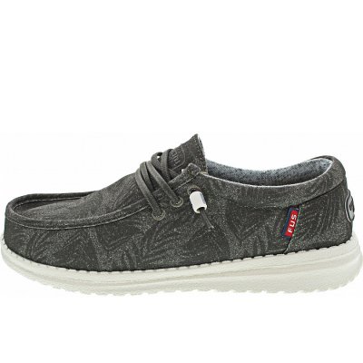Fusion sportlicher Schnürer in Weed canvas grey