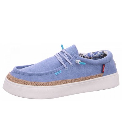 Fusion Slipper in washed canvas jeans blue Fusion Slipper in washed canvas jeans blue