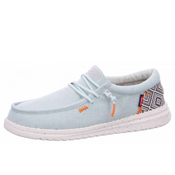 Fusion Leinenschuh in fine canvas aquamarine