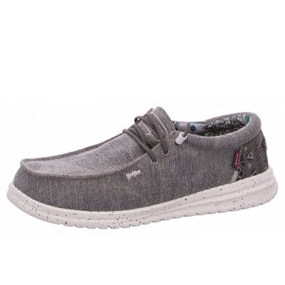 Fusion Slipper in rough linen graphite