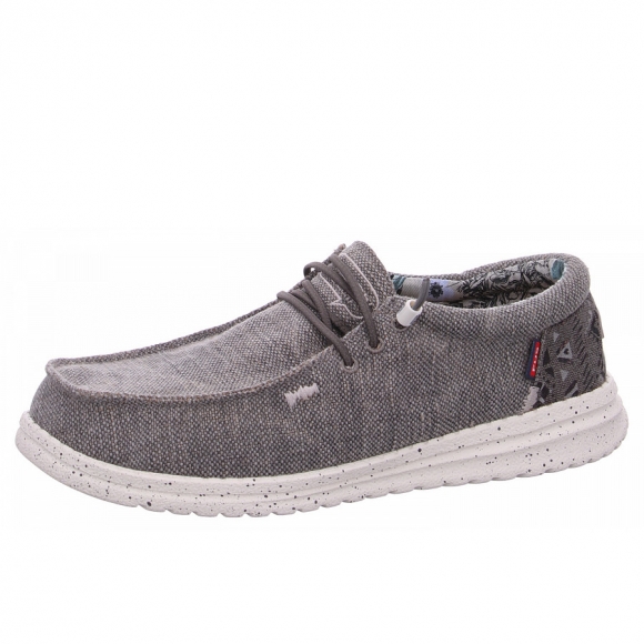 Fusion Slipper in rough linen graphite
