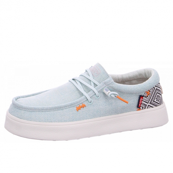 Fusion Leinenschuh in fine canvas aquamarine