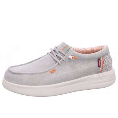 Fusion Slipper in washed canvas lt.grey Fusion Slipper in washed canvas lt.grey